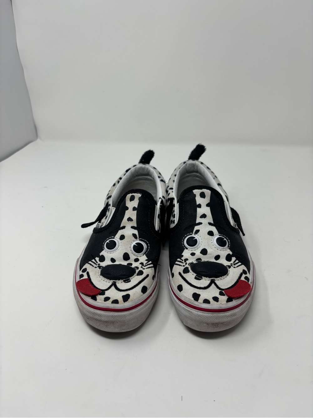 Kids Vans Dalmatian Slip-On Shoes Sz 2